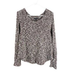 Eileen Fisher marled Slub sweater size small